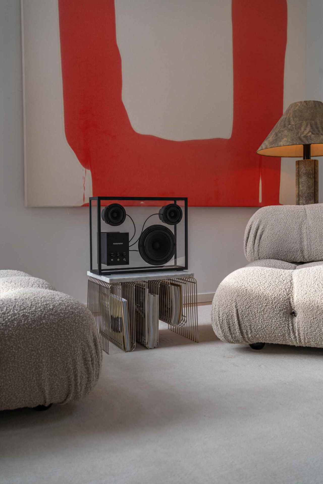 Transparenter Lautsprecher Transparent