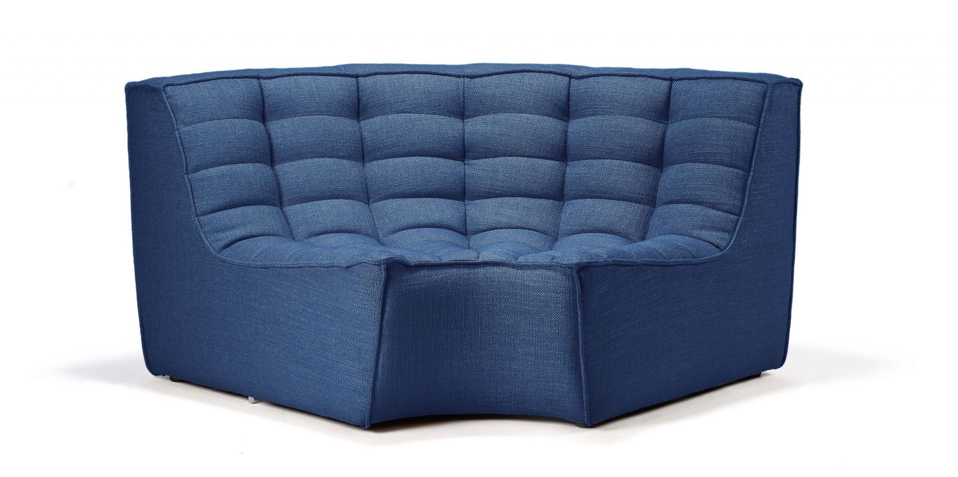 N701 Sofa runde Ecke blau Ethnicraft