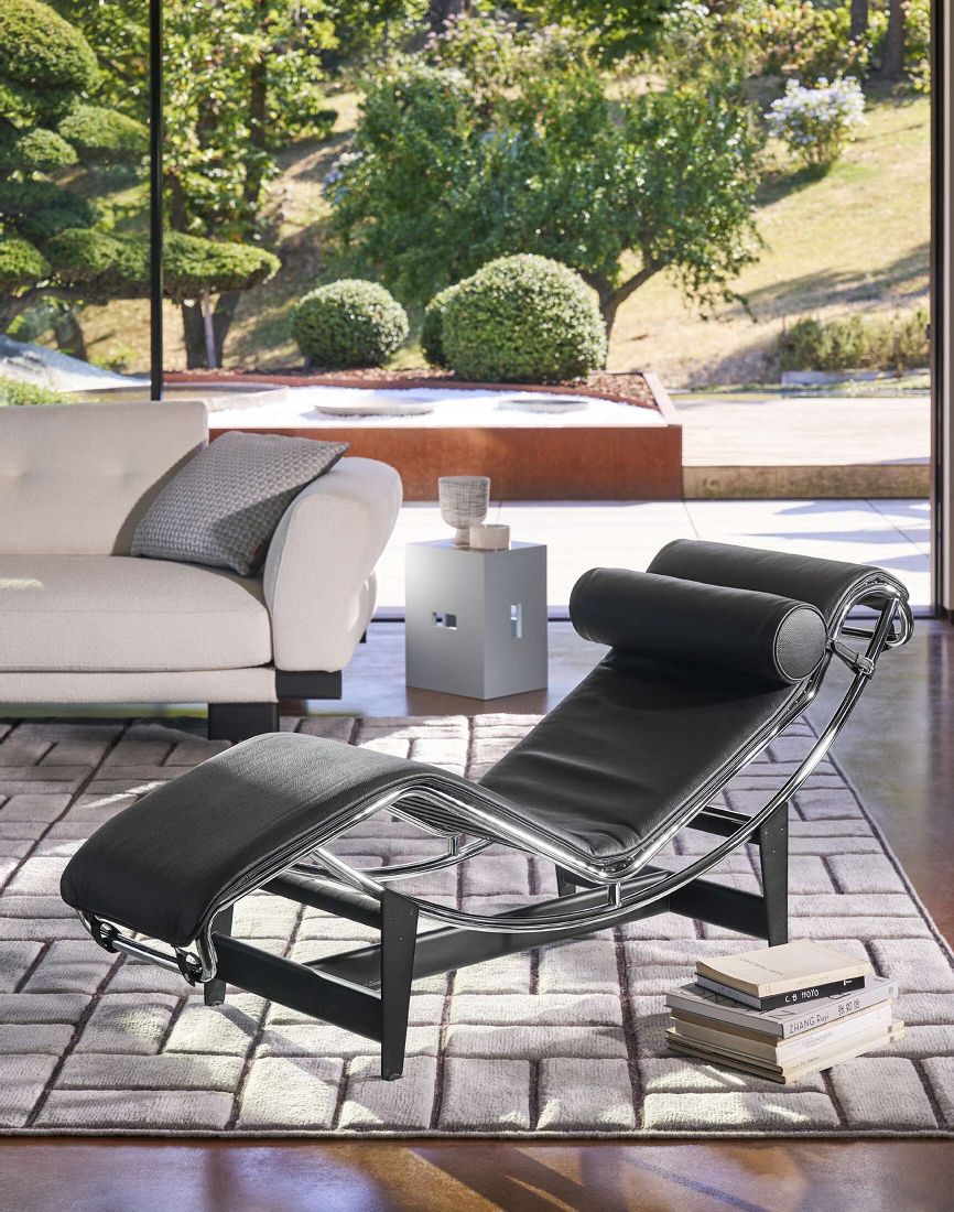 4 Chaise Longue à reglage continu Liege Cassina