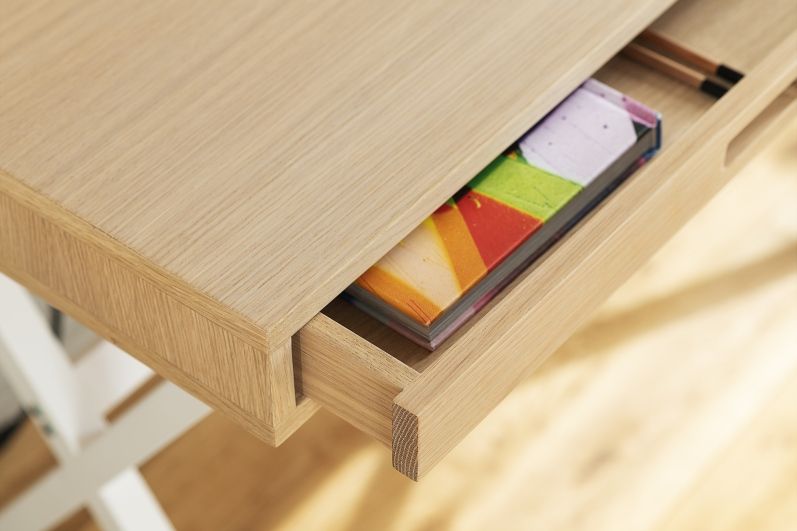 Hyppolite Sekretär Weiß Gestell Hartô