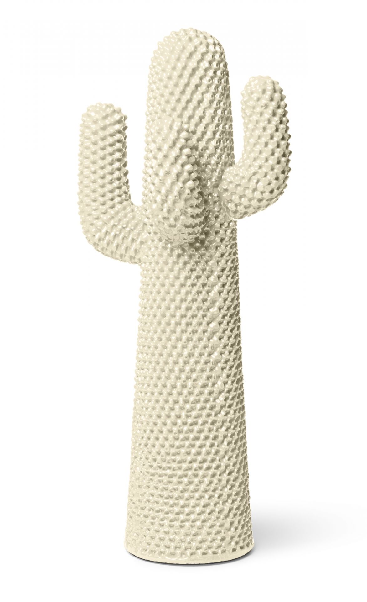 Weißer Another Kaktus Kleiderständer von Gufram, ein Designobjekt und Garderobenständer in Kaktusform.