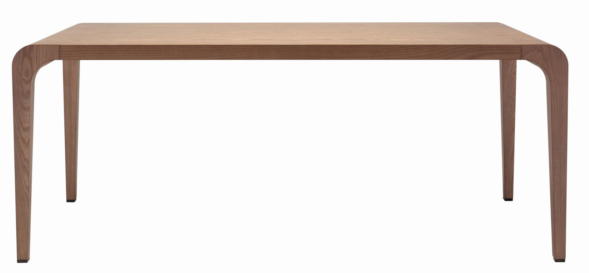 Ilvolo Tisch von Alias: Moderner Esstisch aus Holz mit abgerundeten Ecken und Beinen.