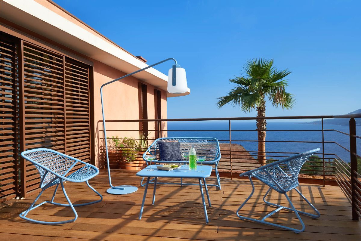 Balad 2 Tischleuchte H 38 cm Fermob Anthrazit