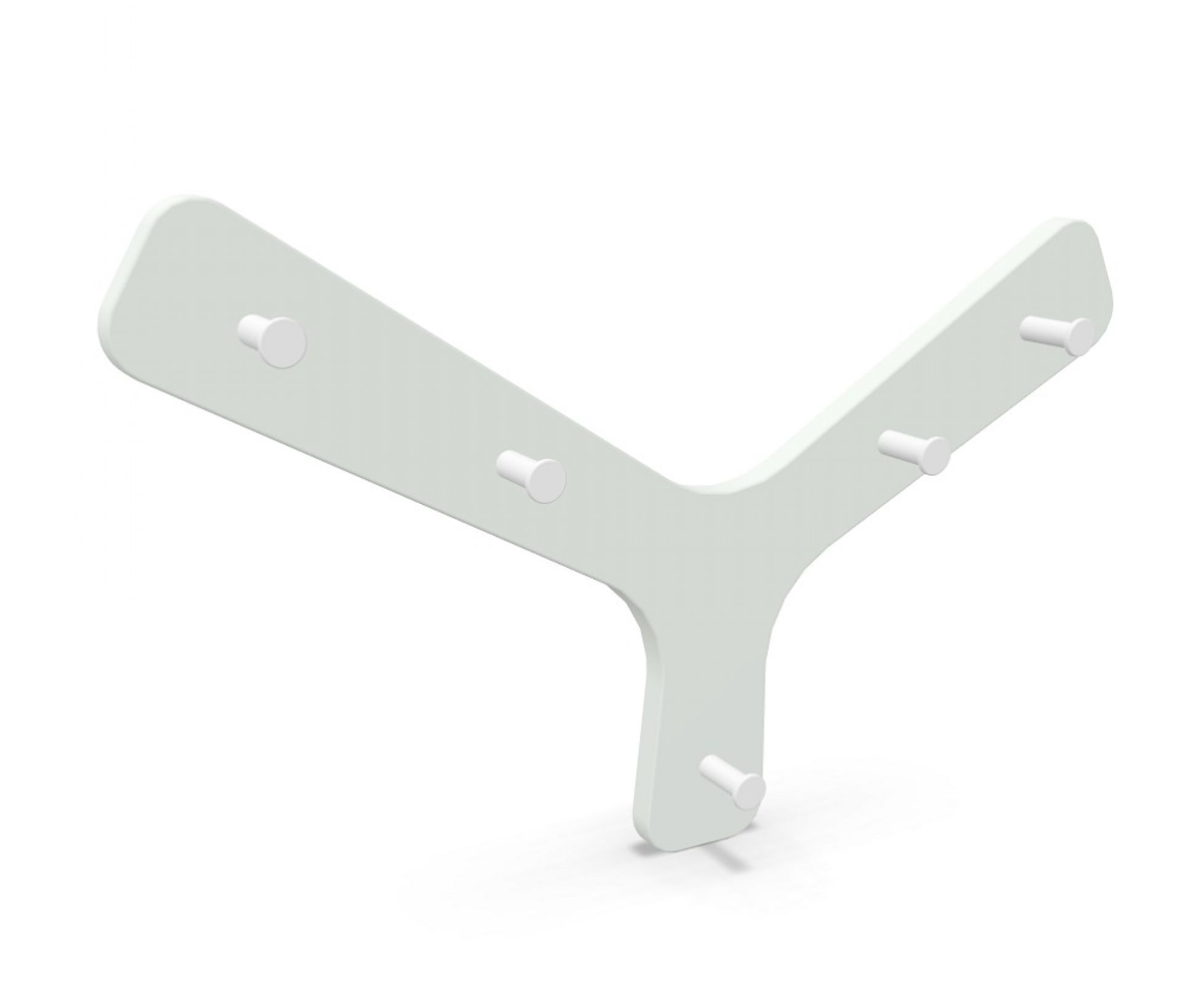 Branch Wandgarderobe Weiß Cascando