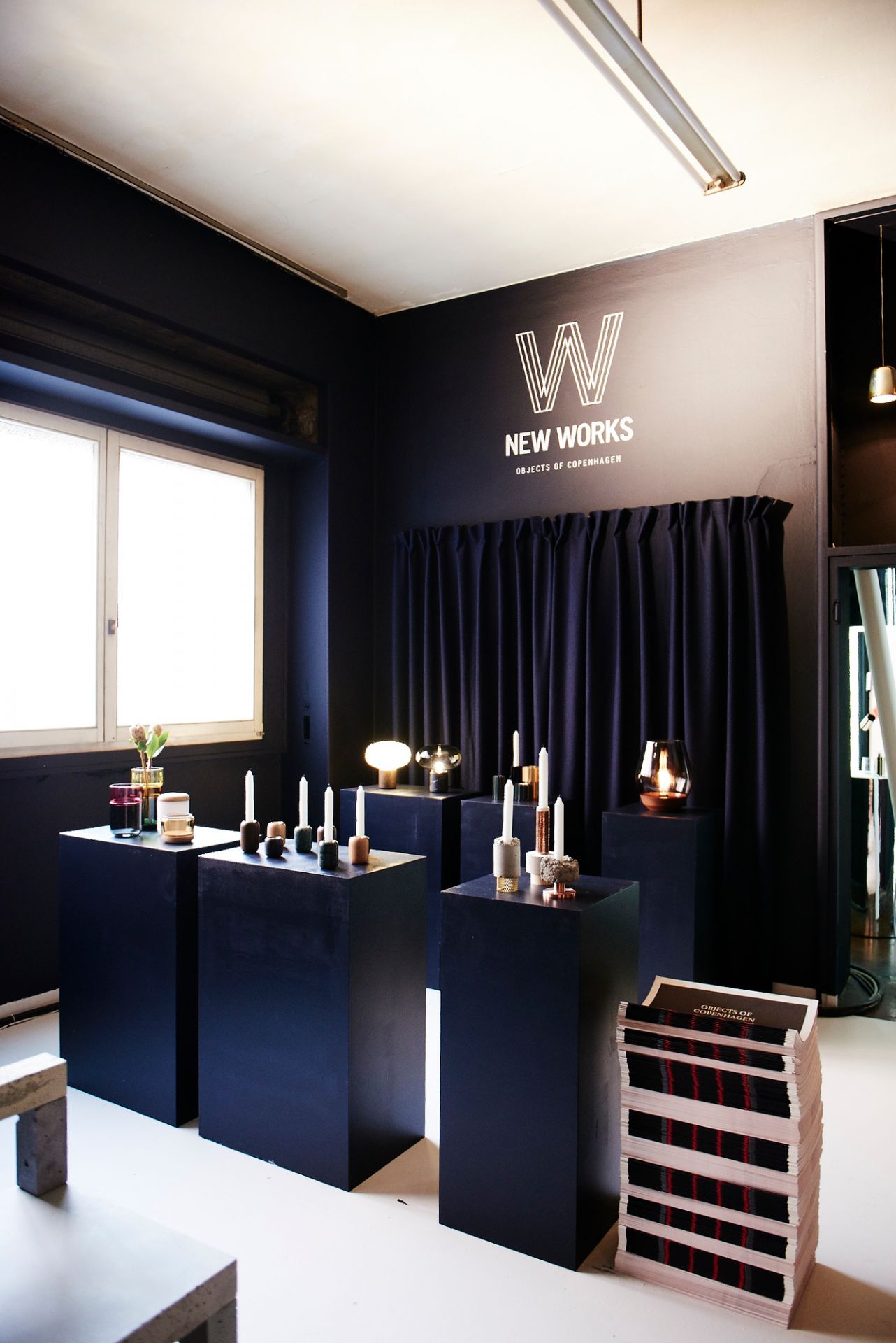 Karl-Johan Table lamp Tischleuchte New Works eiche/opal glas