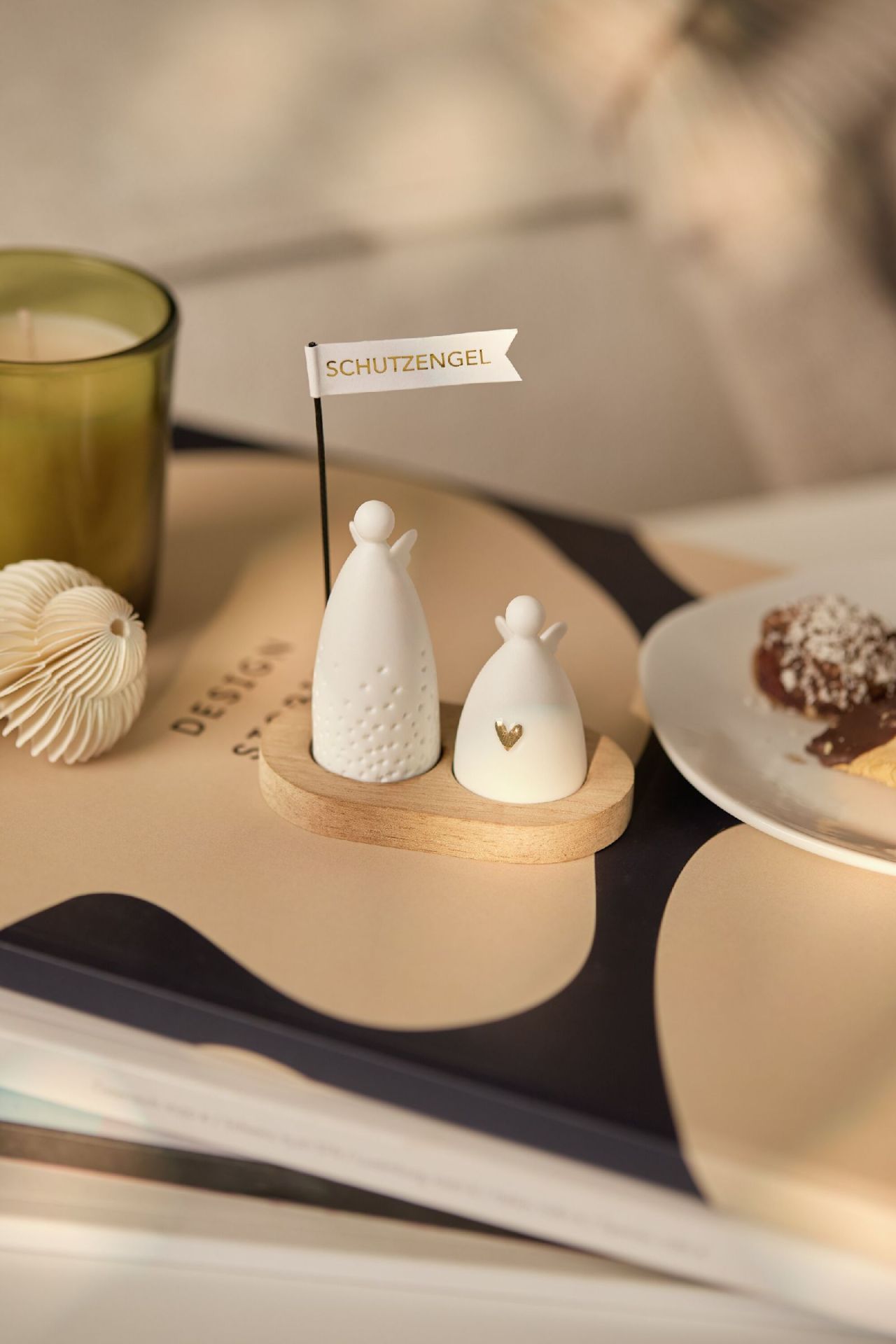 Weihnachtsgruß Schutzengel Geschenk (Deutsche Ausführung) Räder