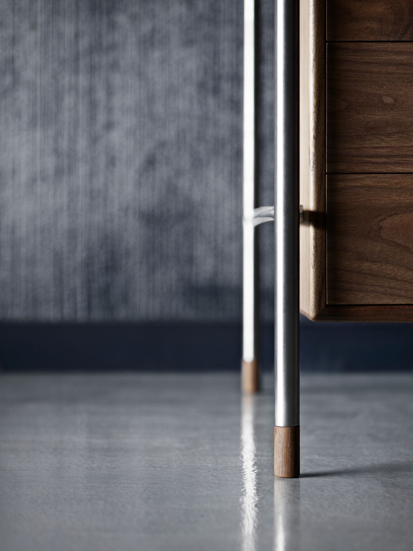 AJ52 Society Table Arbeitstisch Walnuß geölt Carl Hansen & Søn