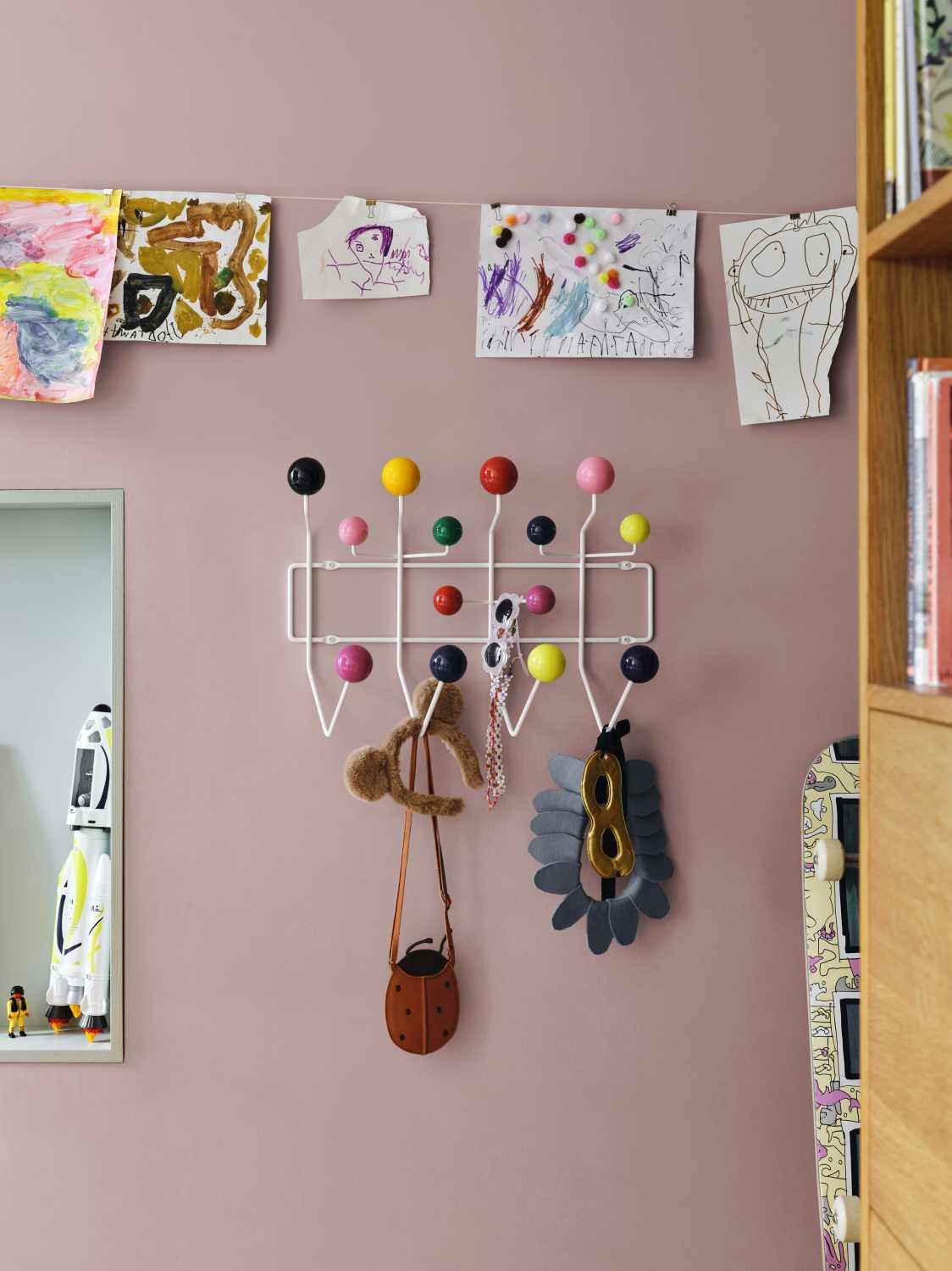 Eames Hang it all Garderobe mehrfarbig Vitra