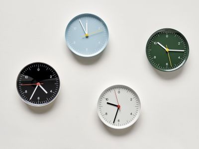 Wall Clock Wanduhr SCHWARZ Hay EINZELSTÜCK