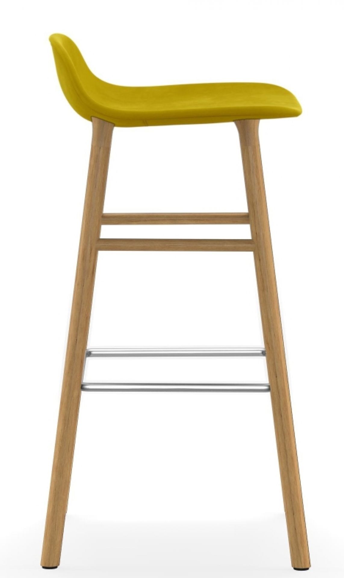 Form Barstool Barhocker H 75 cm Holz Gepolstert Normann Copenhagen