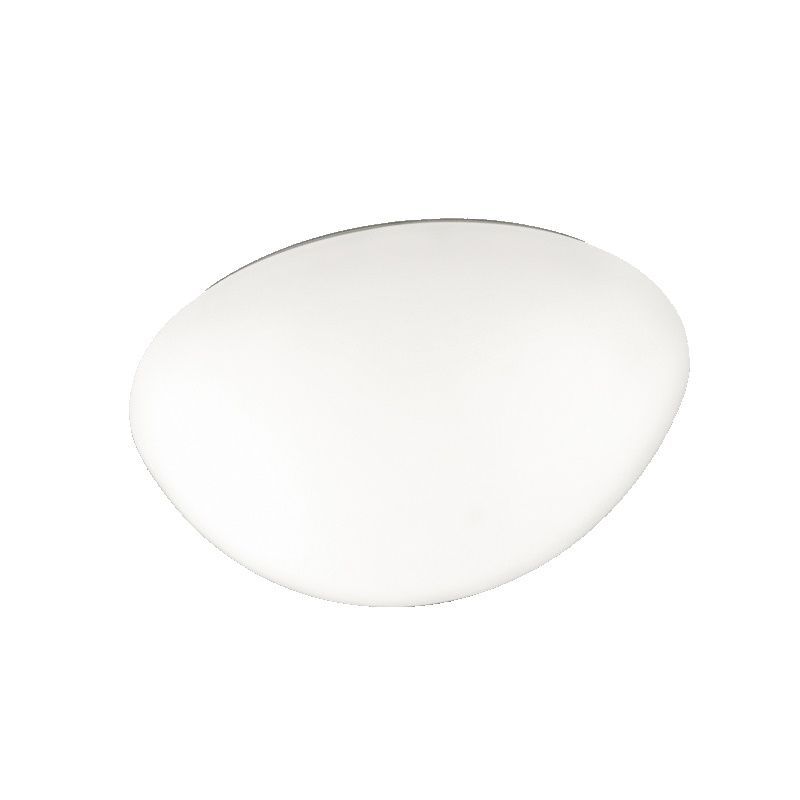 Weiße Semisfera Deckenleuchte von Martinelli Luce, moderne Deckenlampe für Wohnzimmer und Schlafzimmer.