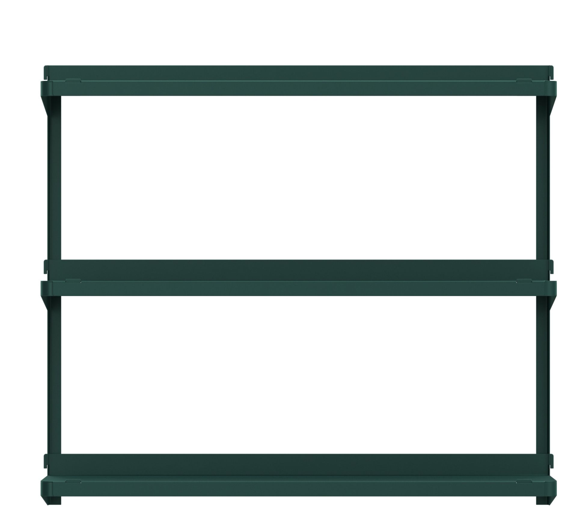 Click Wandregal B 71 x T 21 x H 61 cm / DUNKELGRÜN New Tendency EINZELSTÜCK