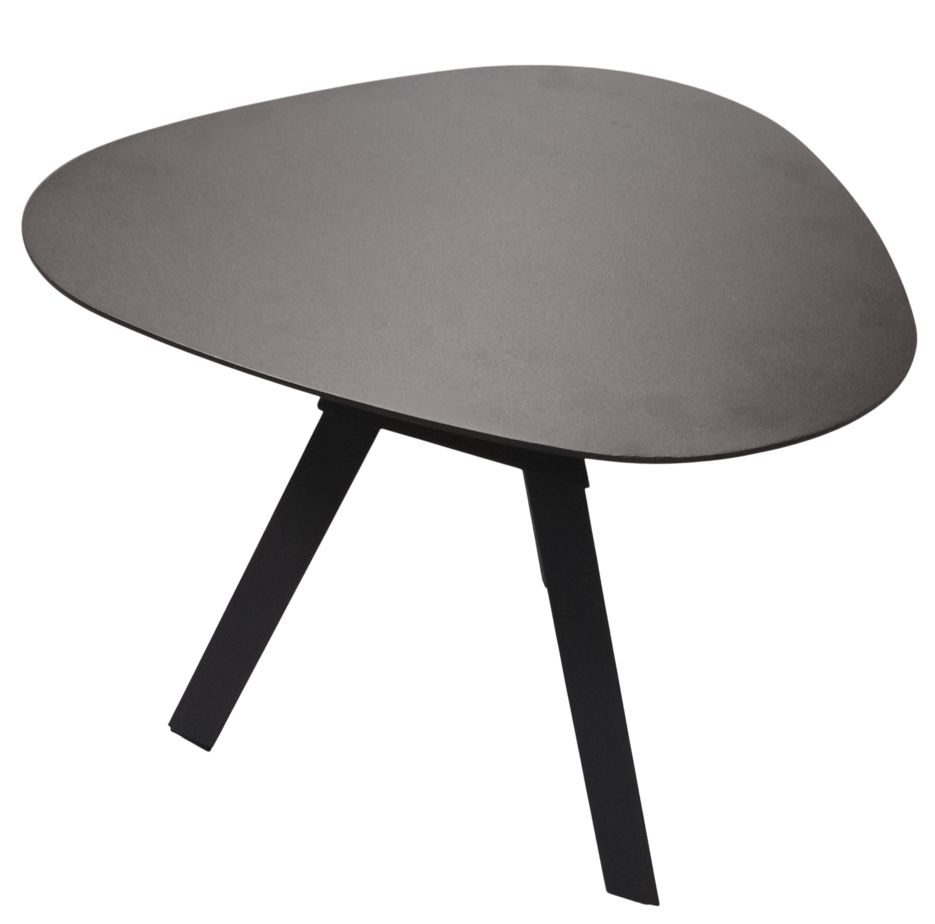 Flow Beistelltisch GRAU METALLIC Weishäupl MÄNGELEXEMPLAR