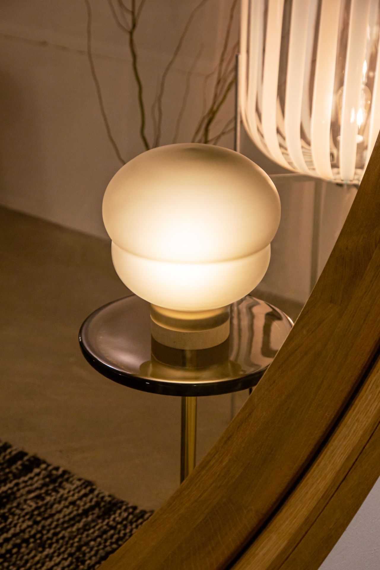 Kumo Tischleuchte klein weiß Pulpo