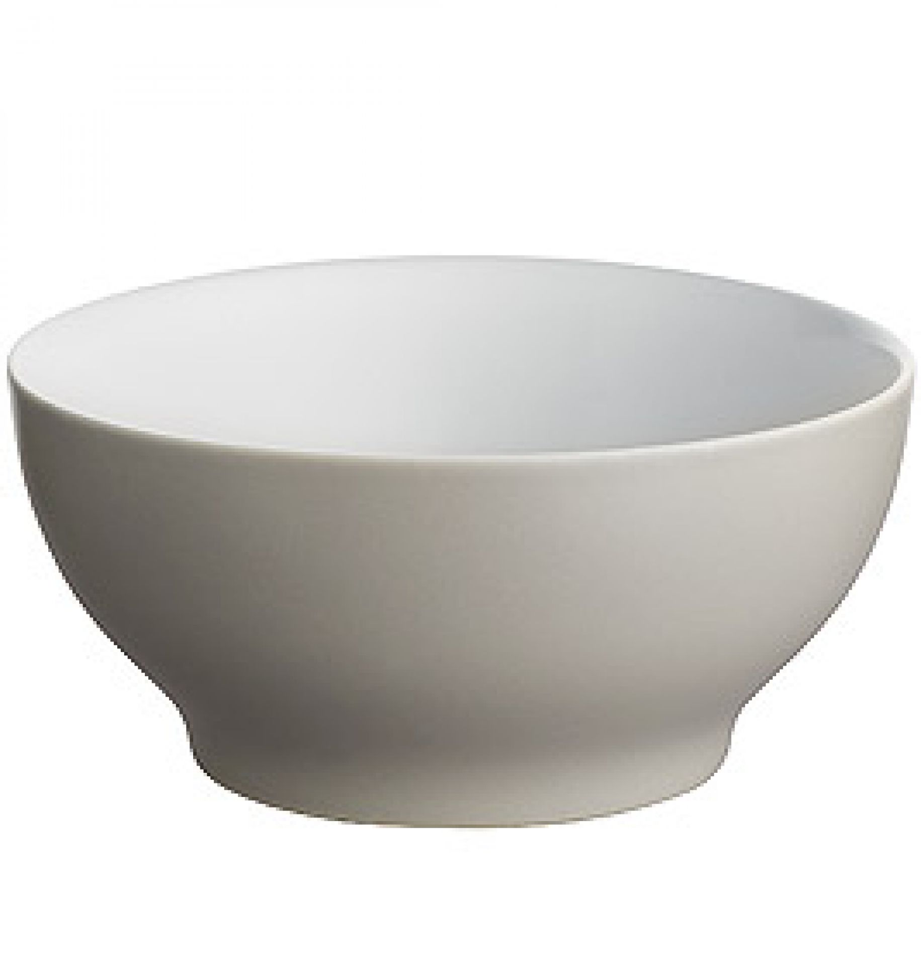 Alessi Tonale Schale, kleine Keramikschale in Grau und Weiß, Teil eines 4er Sets.