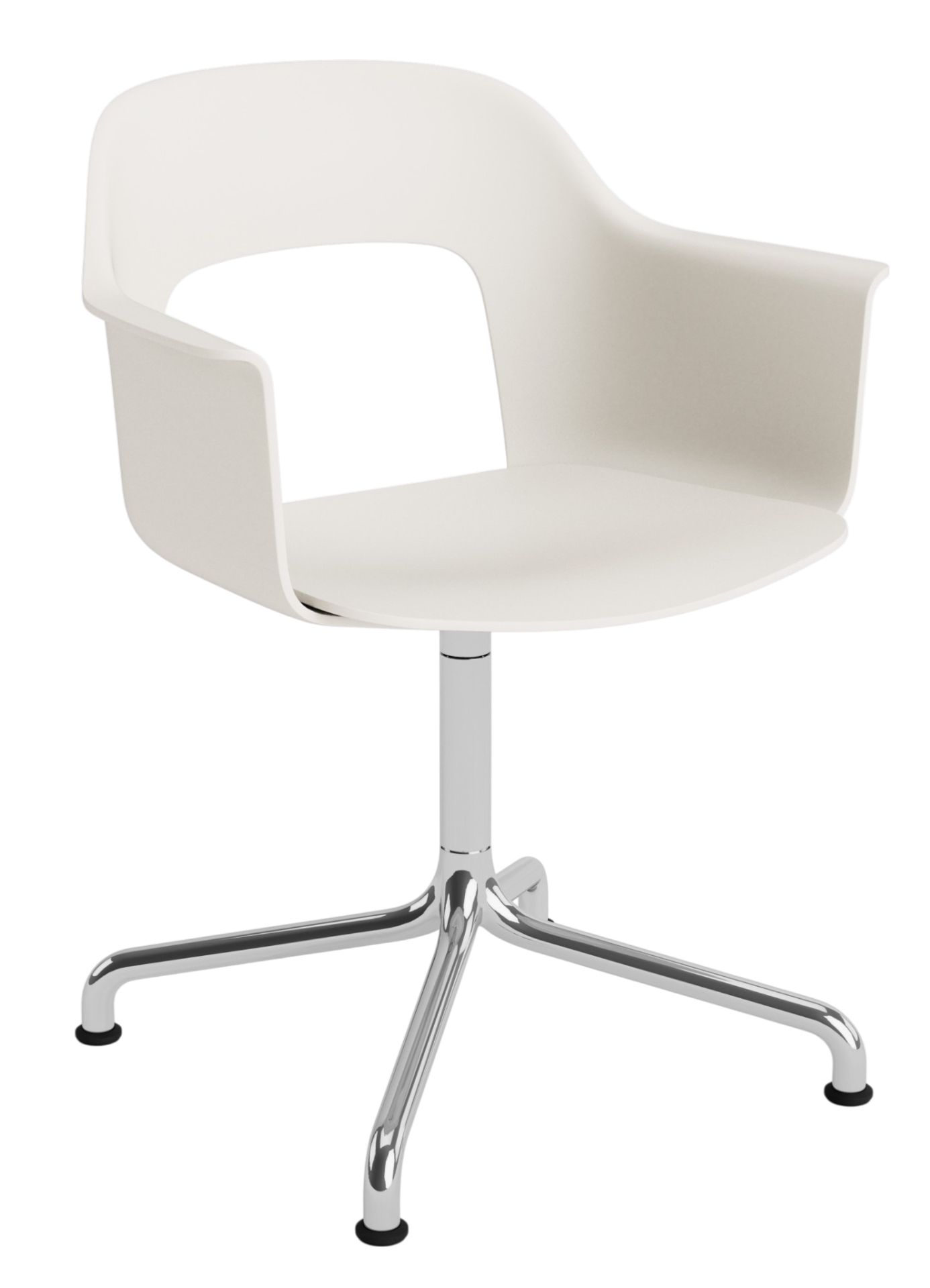 Layout Armchair 251 Armlehnstuhl 4-Sternfuß Drehfuß mit gebogenem Fußkreuz Hay