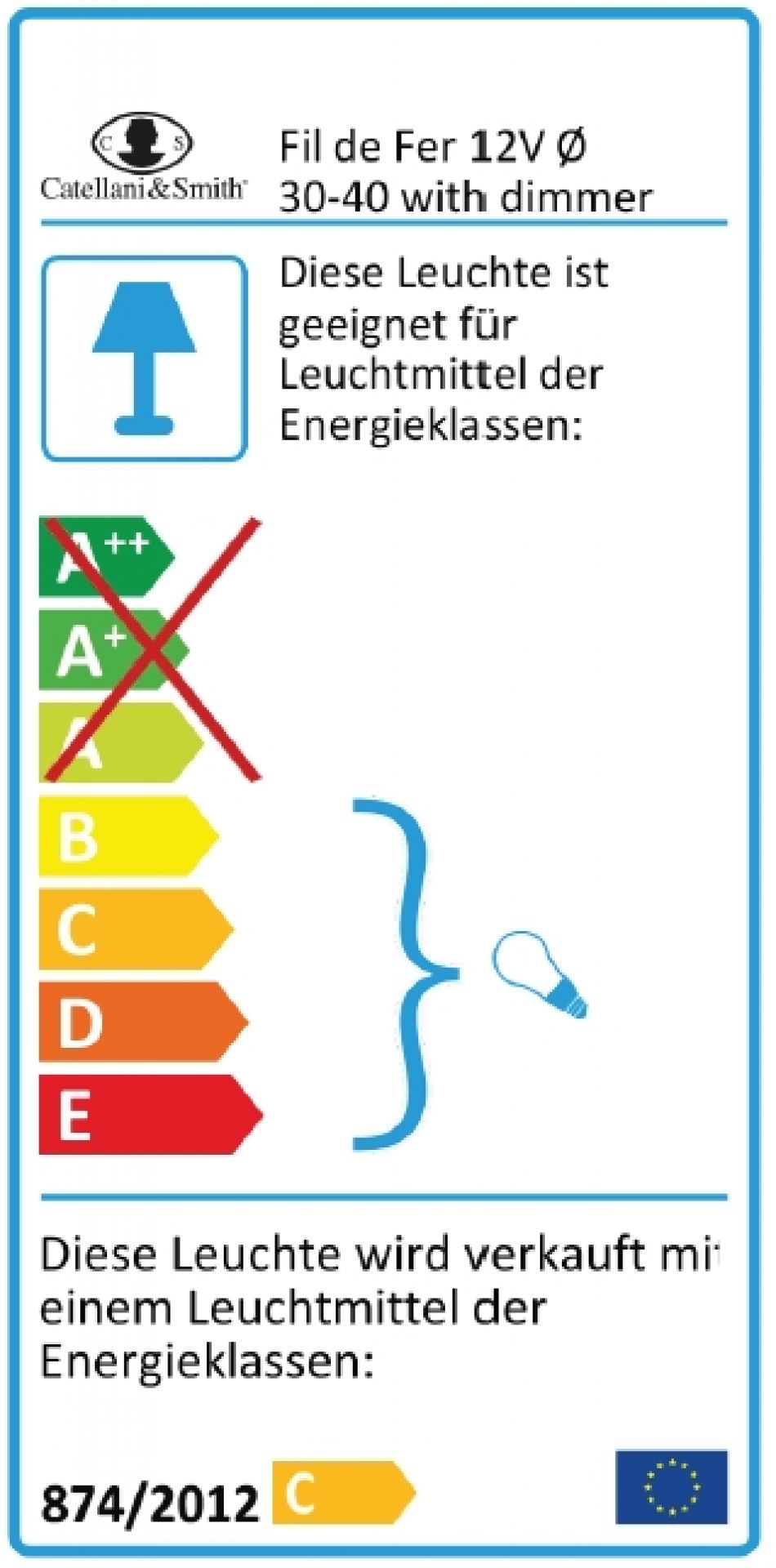Fil de Fer Bodenleuchte Catellani & Smith