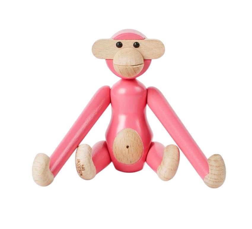 Affe Mini farbig Kay Bojesen Pink