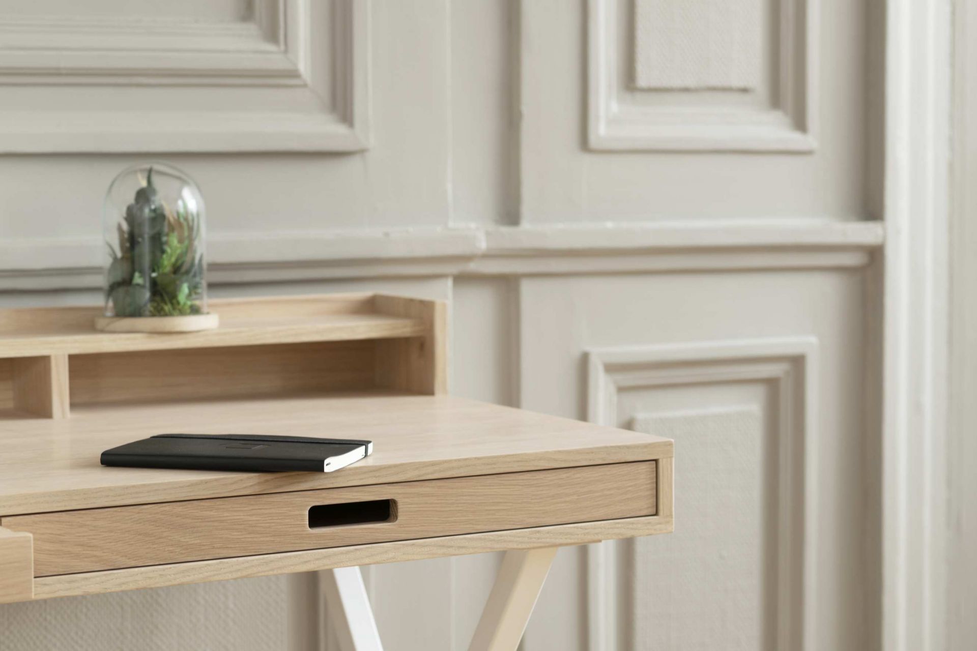 Hyppolite Sekretär Weiß Gestell Hartô