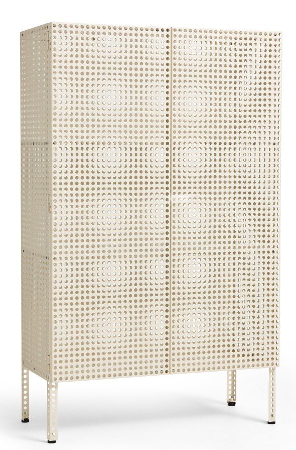 Perforated Cabinat Floor Large Sideboard Hay