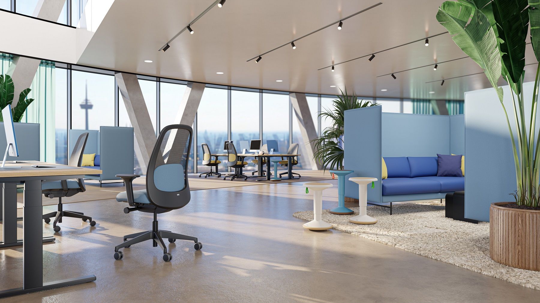 ECO UP Sitzhocker Interstuhl