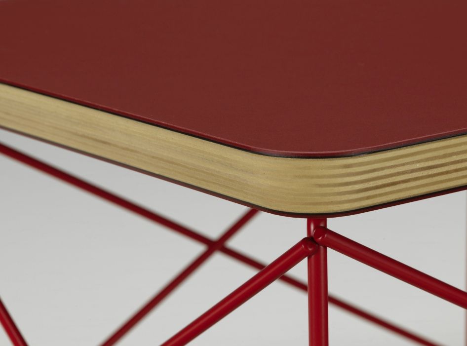 Occasional Table LTR Beistelltisch Linoleum Dark brick Vitra 