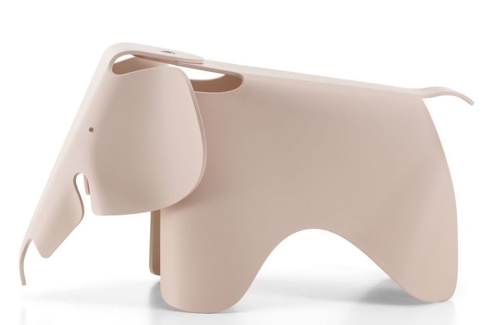 Eames Elephant Hocker RE Vitra Zartrosa