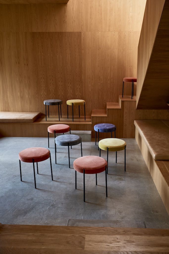 Series 430 Stool Hocker Verpan