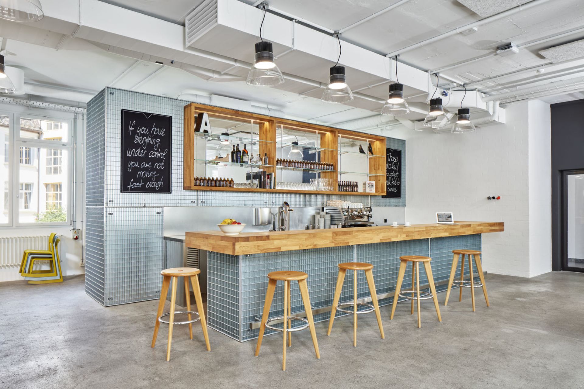 Tabouret Haut Barhocker Vitra Eiche natur