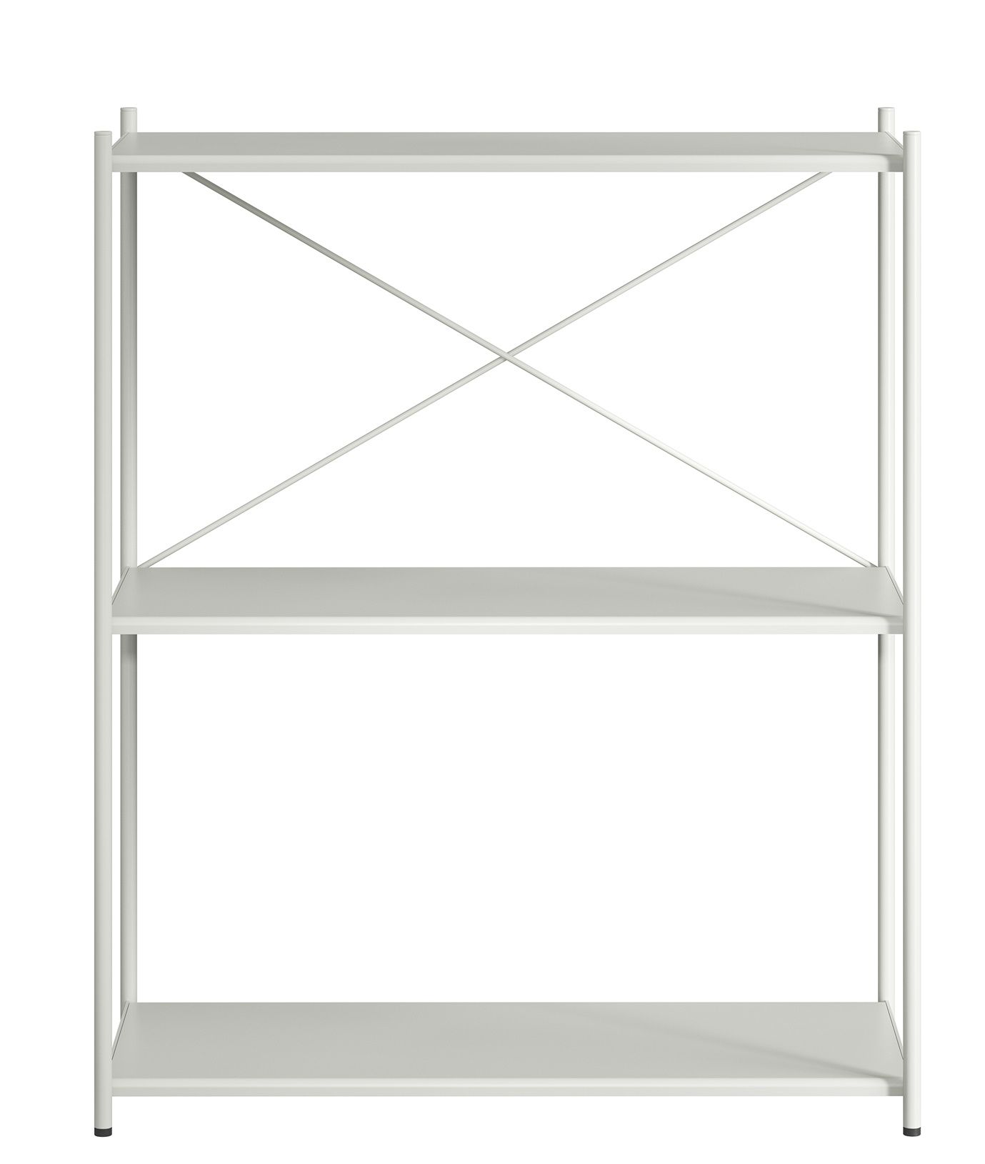 Arturo Regal: Weißes 3er Modul Regal von novoform, modernes Design für Wohnzimmer und Büro.