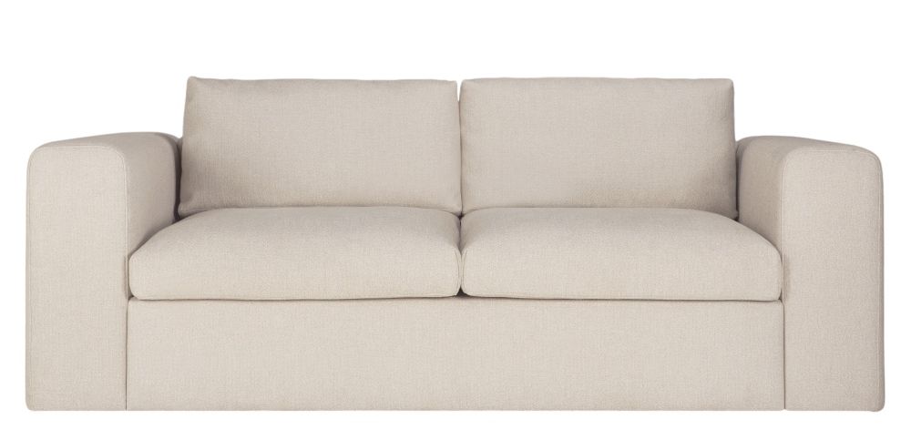 Beiges Mellow Sofa von Ethnicraft, ein modernes 2,5 Sitzer Sofa für Wohnzimmer und Lounge.