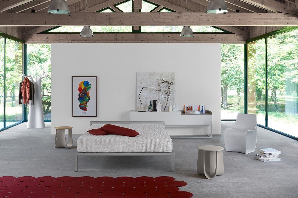 Aluminium Bed Bett lackiert MDF Italia