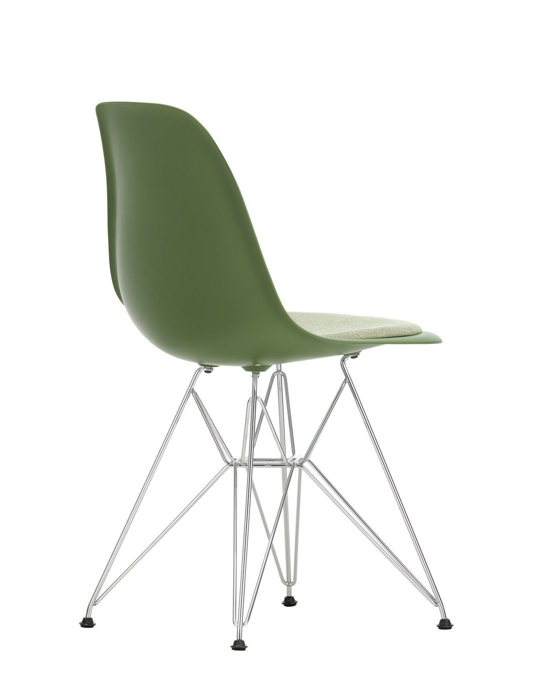 Eames Fiberglass Chair DSR Stuhl mit Sitzpolster Vitra