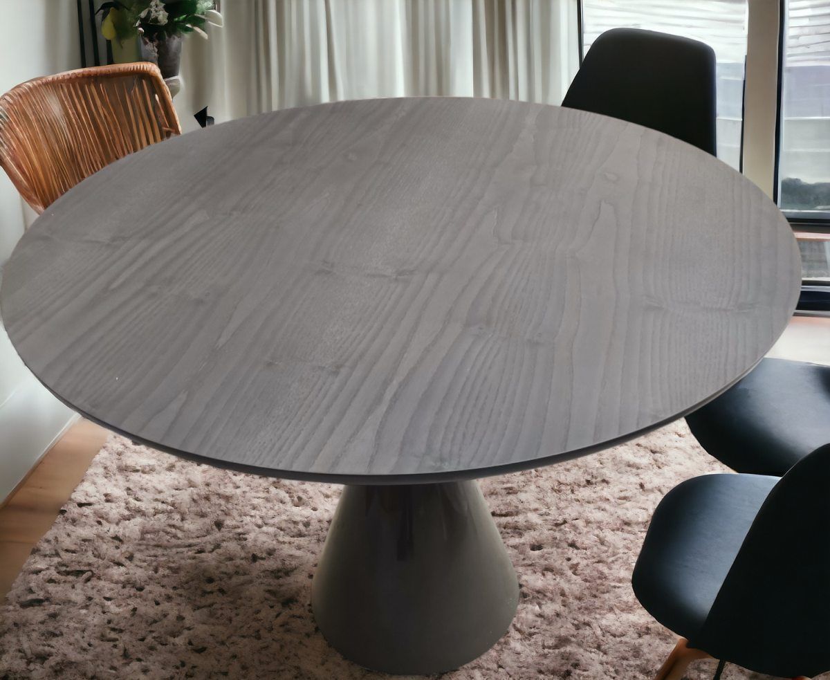 Pion Esstisch Rund Ø 100 x H 74 cm / ANTHRAZIT Sancal EINZELSTÜCK 