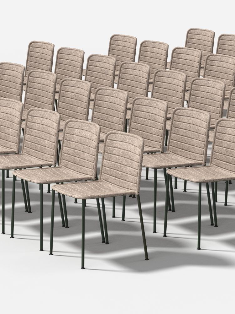 Flax Stacker Chair Stuhl Please wait to be seated 