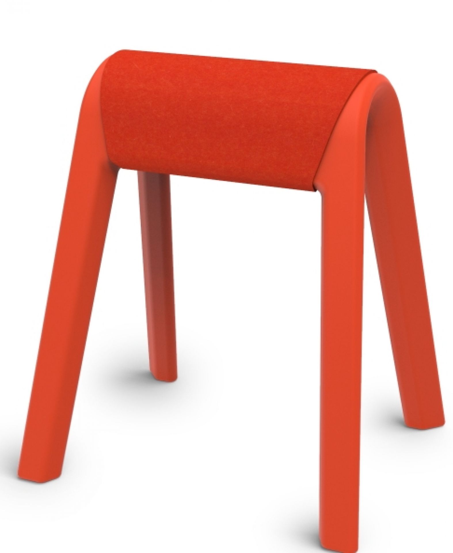 Wilkhahn Programm 204 Sitzauflage in Mango: Gepolsterte Sitzbank für Wartebereiche und Konferenzräume.