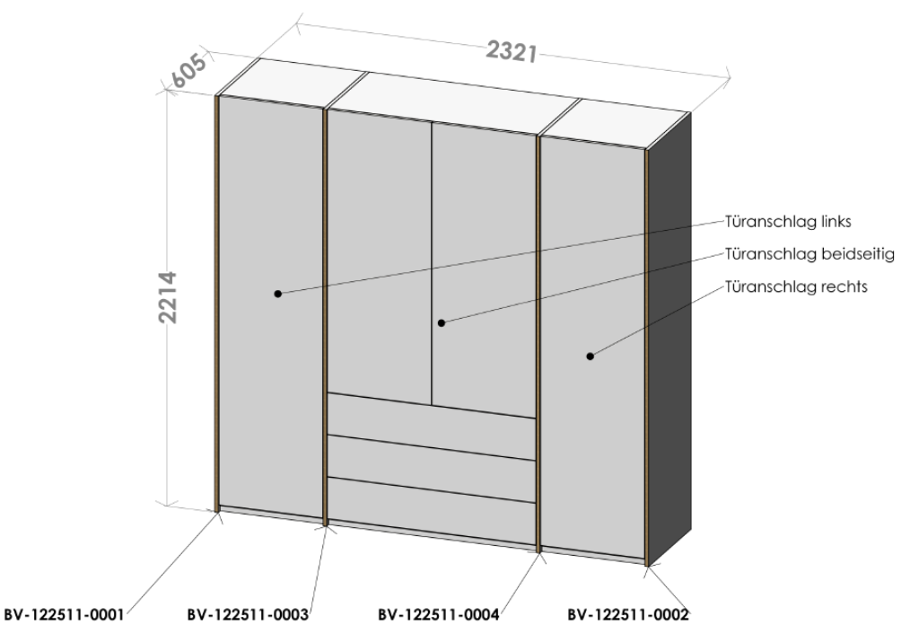 MODULAR PLUS Schrank Müller Möbelwerkstätten