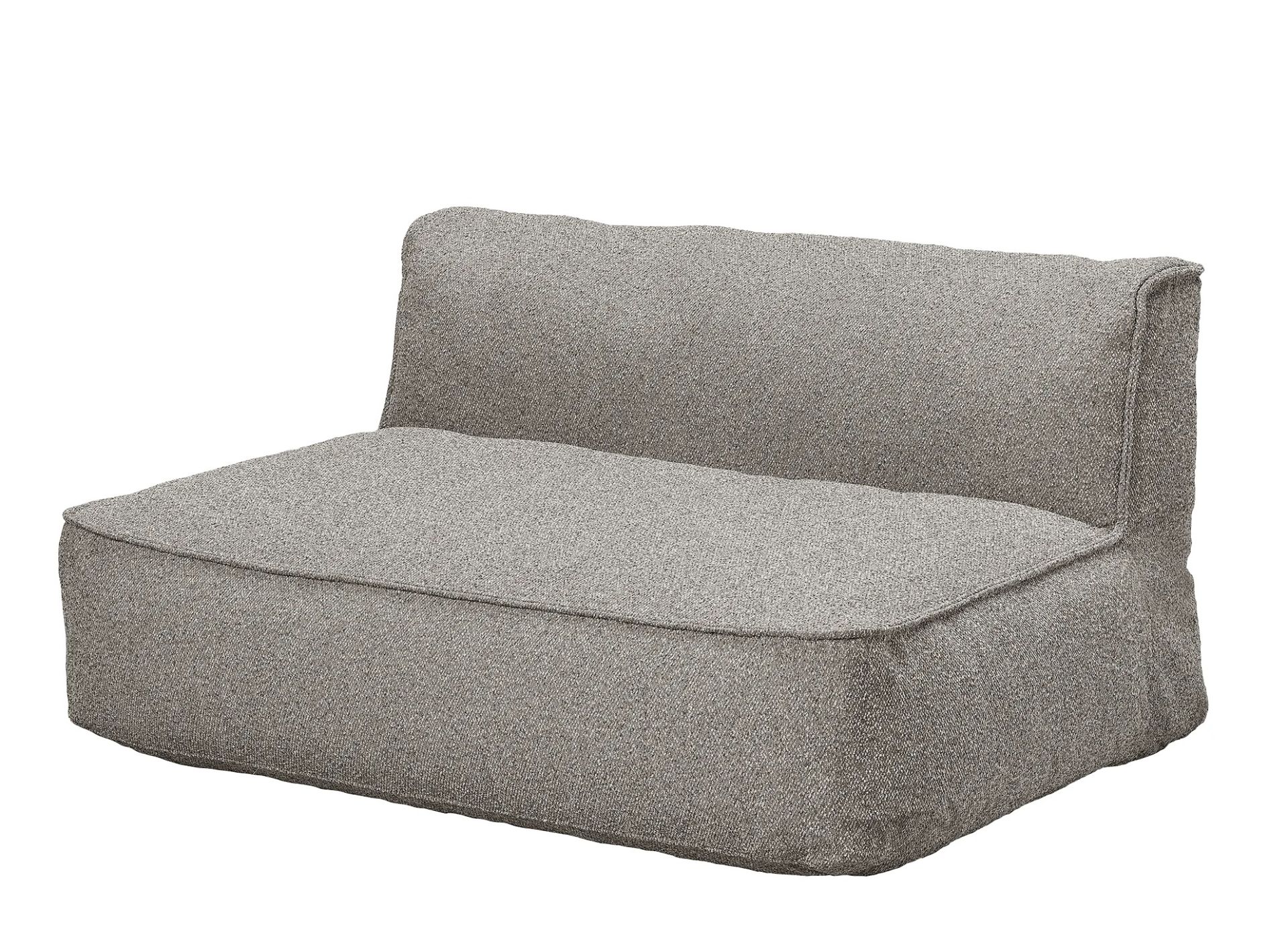 Blomus Grow Outdoor Modul: Graues 2-Sitzer Lounge Möbel für Garten und Terrasse.