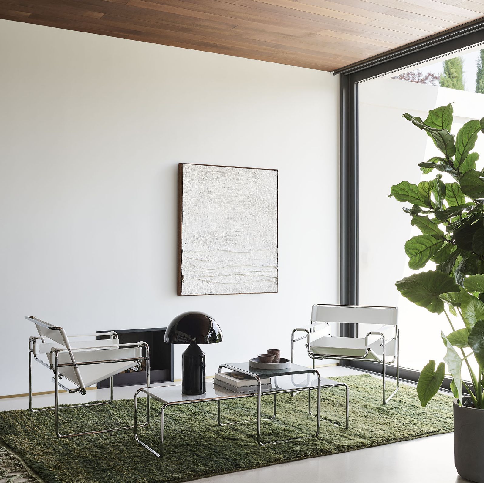 Laccio 1 Couchtisch klein schwarz / anthrazit Knoll International - QUICK SHIP