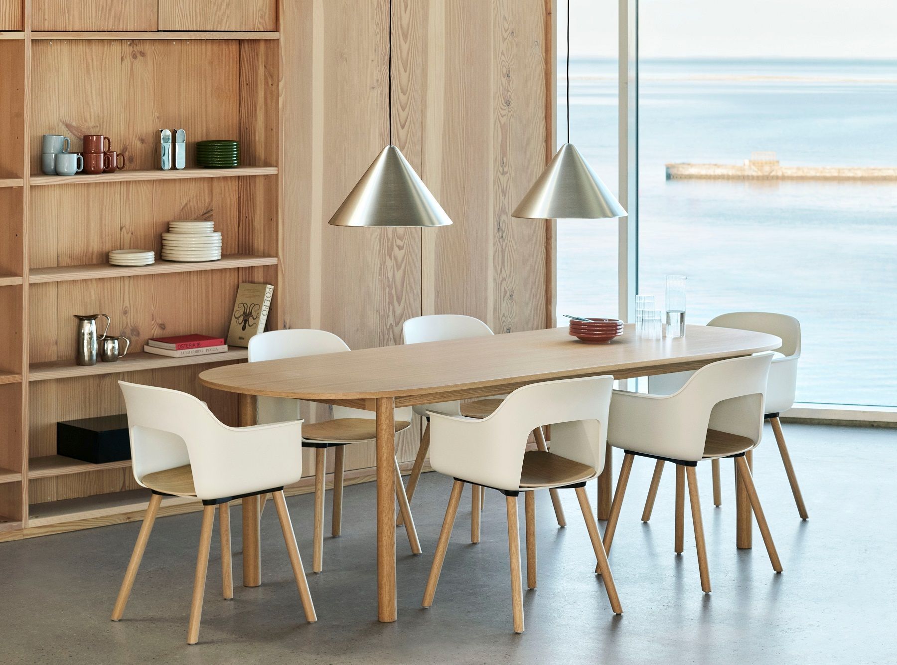 Compass Pendant 430 Pendelleuchte Aluminium brushed Hay