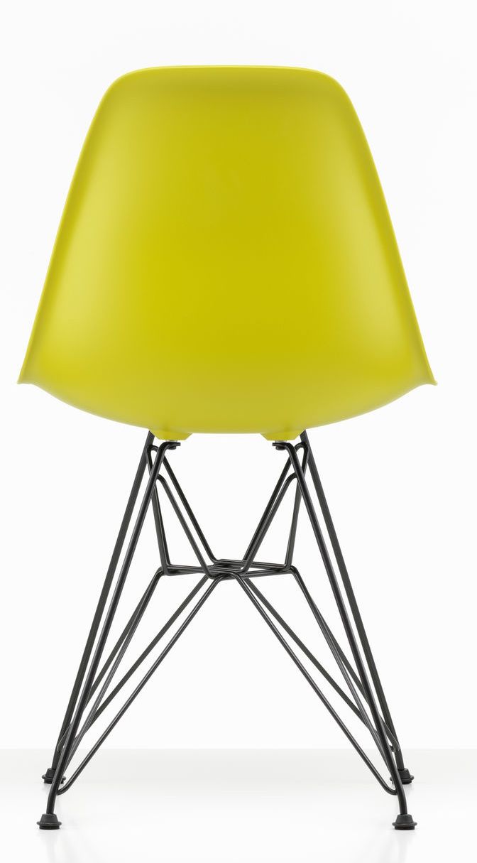Eames Plastic Side Chair DSR Stuhl SENF / GESTELL SCHWARZ Vitra EINZELSTÜCK