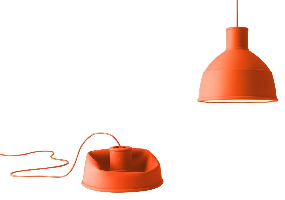 Unfold Pendant Lamp Pendelleuchte ORANGE Muuto EINZELSTÜCKE 