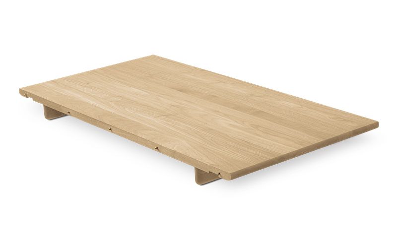 CH337I Einlegeplatte Eiche Weißöl für Carl Hansen & Søn Esstisch, Holzplatte zur Tischverlängerung.