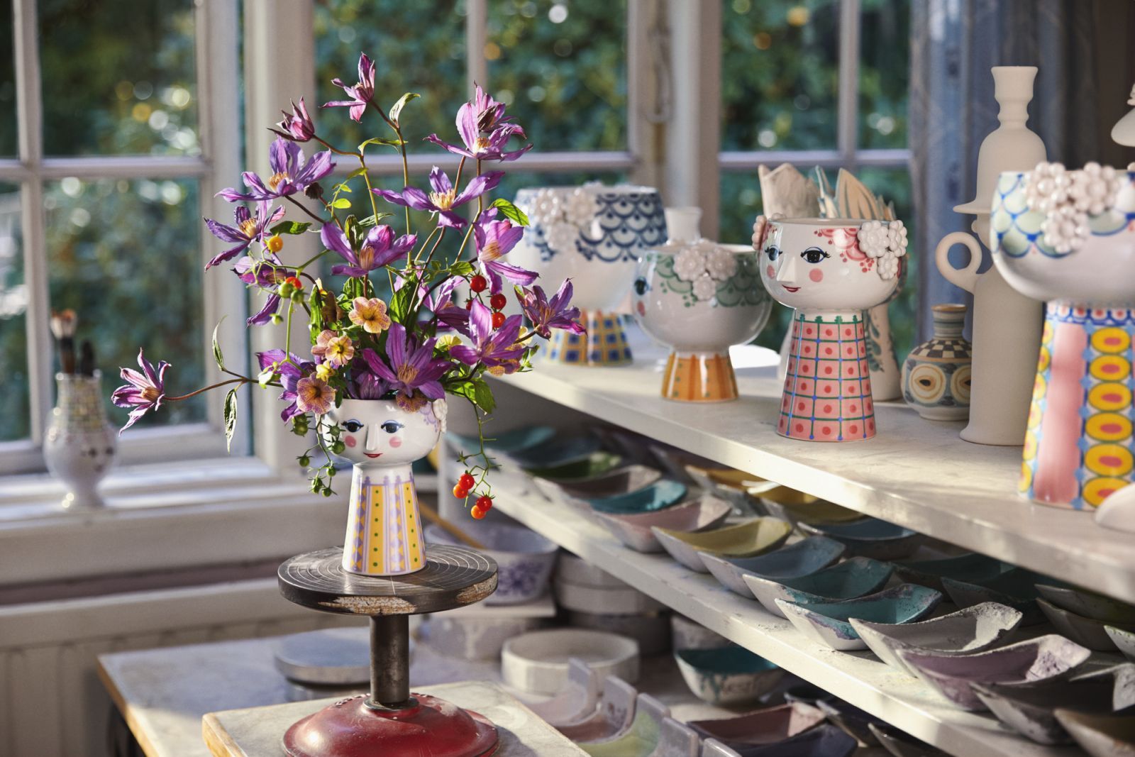 Eva Vase H15cm Lavendel Bjørn Wiinblad