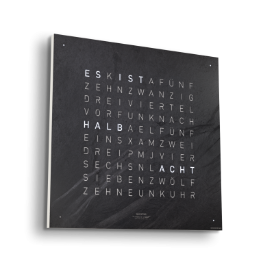 Earth 45 Creator's Edition Wanduhr / Zeitobjekt Deutsch QLOCKTWO