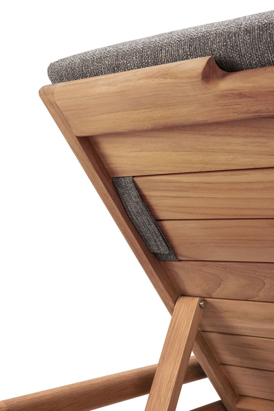 Jack Outdoor verstellbare Liege Teak Ethnicraft Mokka