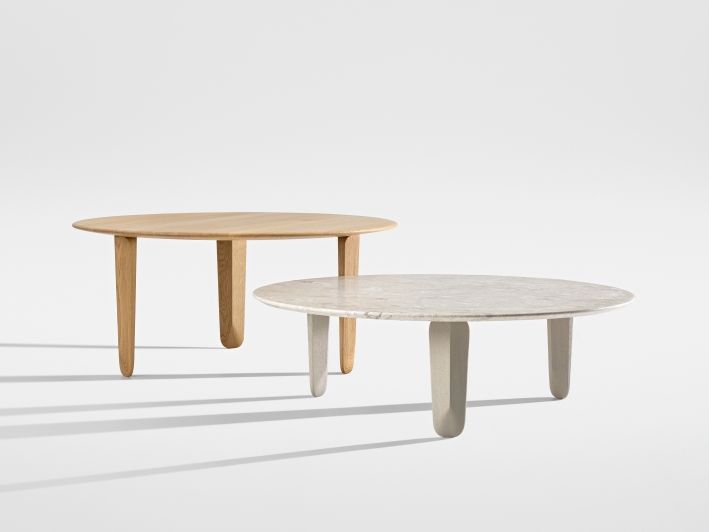 Kuyu Marble Rund Marmor Couchtisch Rund Zeitraum