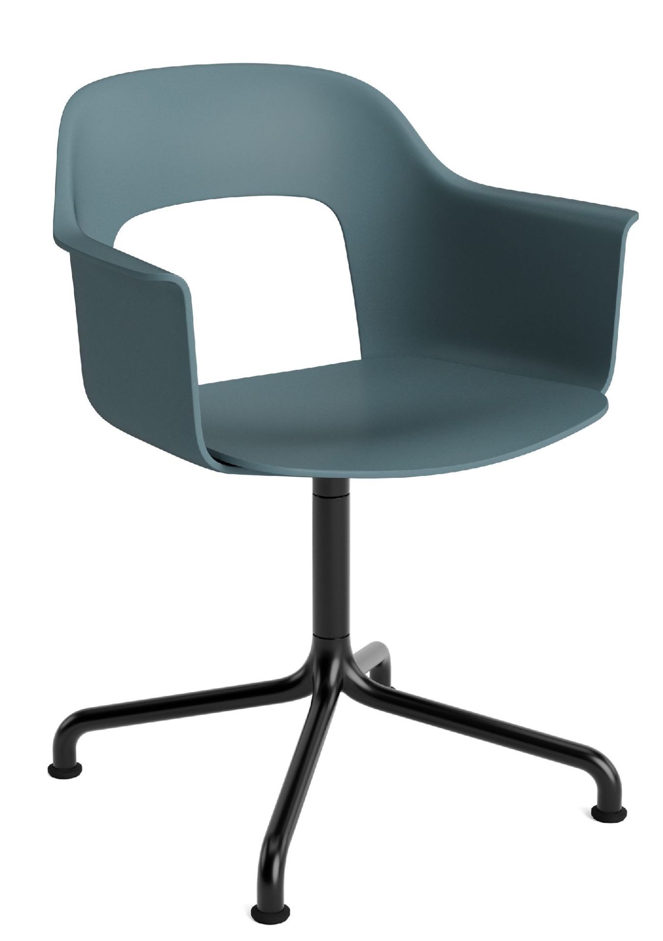 Layout Armchair 251 Armlehnstuhl 4-Sternfuß Drehfuß mit gebogenem Fußkreuz Hay