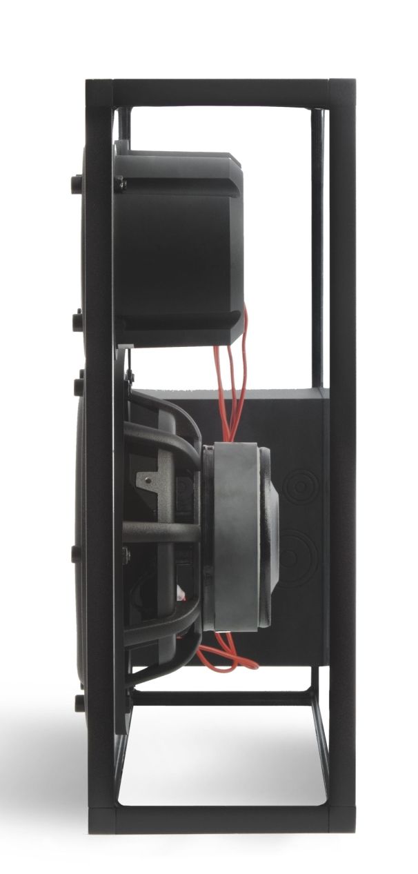 Transparenter Lautsprecher Transparent Rot