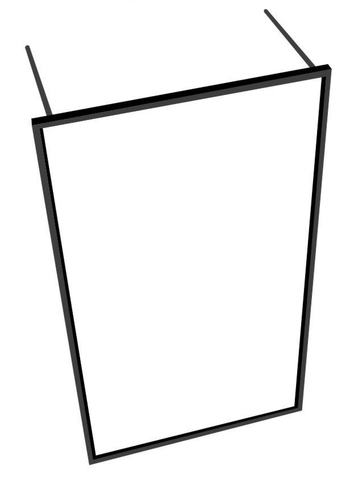 Leano Anlehngarderobe von Roomsafari, minimalistisches Design mit schwarzem Rahmen und Anlehnfunktion für Flur und Schlafzimmer.